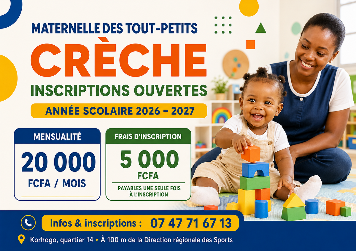Inscriptions ouvertes à la crèche